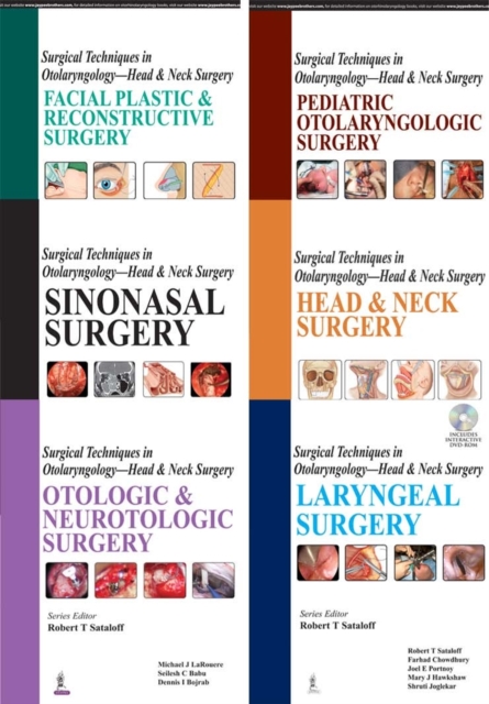 Surgical Techniques in Otolaryngology - Six Volume Set, Hardback Book