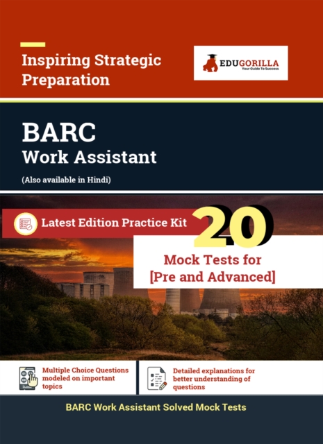 BARC Work Assistant 2021 20 Mock Tests (Preliminary + Advanced) Lastest Practice Kit, PDF eBook
