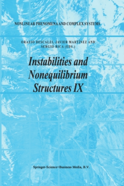 Instabilities and Nonequilibrium Structures IX, PDF eBook