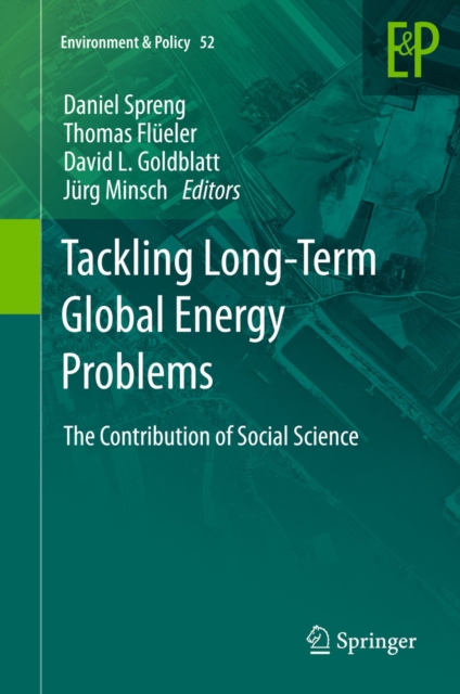Tackling Long-Term Global Energy Problems : The Contribution of Social Science, PDF eBook