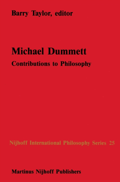 Michael Dummett : Contributions to Philosophy, PDF eBook