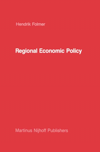 Regional Economic Policy : Measurement of its Effect, PDF eBook