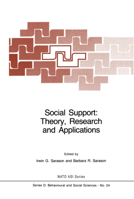 Social Support: Theory, Research and Applications, PDF eBook