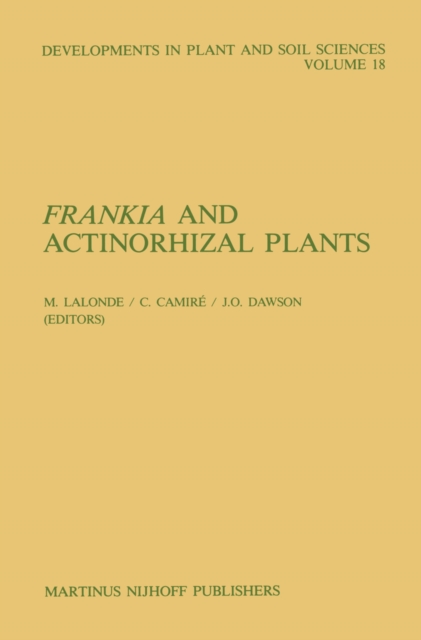 Frankia and Actinorhizal Plants, PDF eBook