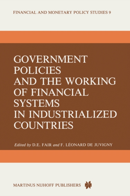 Government Policies and the Working of Financial Systems in Industrialized Countries, PDF eBook