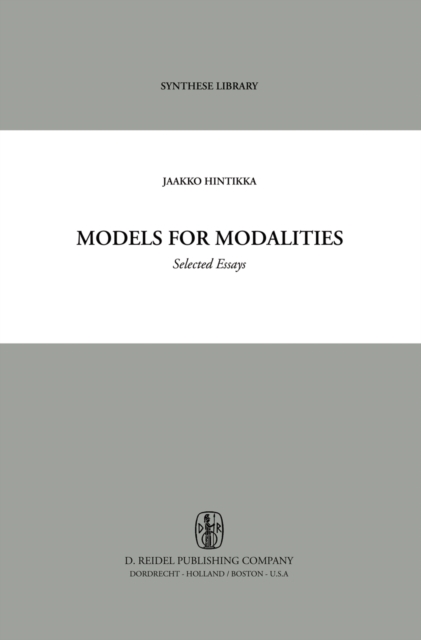 Models for Modalities : Selected Essays, PDF eBook