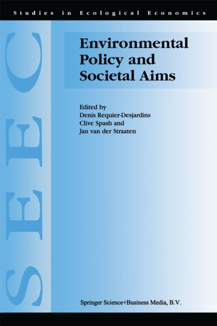 Environmental Policy and Societal Aims, PDF eBook