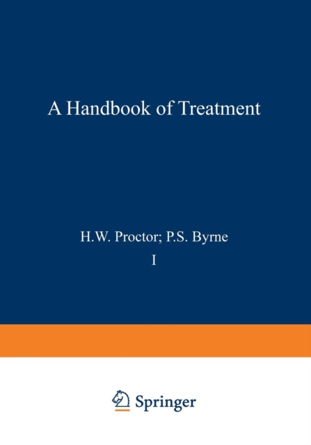 A Handbook of Treatment, Paperback / softback Book