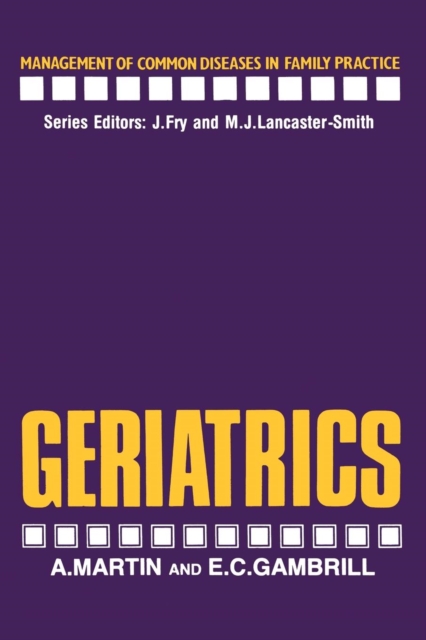 Geriatrics, Paperback / softback Book