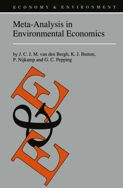Meta-Analysis in Environmental Economics, PDF eBook