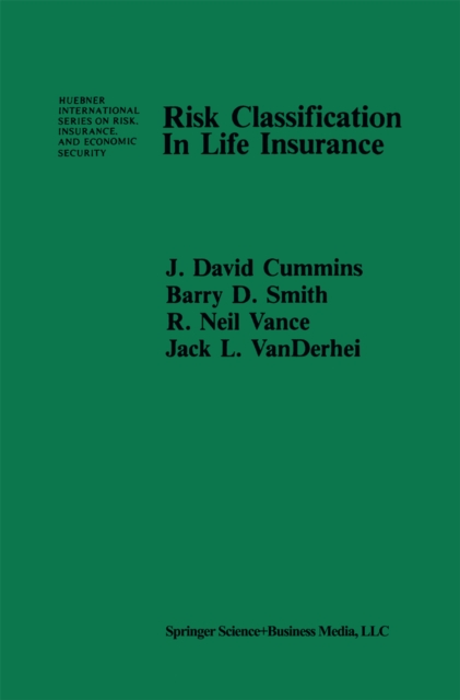 Risk Classification in Life Insurance, PDF eBook