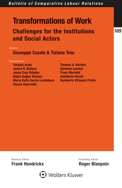 Transformations of Work: Challenges for the Institutions and Social Actors : Challenges for the Institutions and Social Actors, PDF eBook