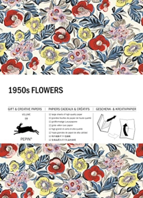 1950s Flowers: Gift & Creative Paper Book Vol 108, Paperback / softback Book