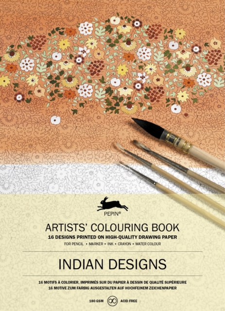 Indian Designs : Artists' Colouring Book, Paperback / softback Book