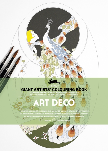 Art Deco : Giant Artists' Colouring Book, Paperback / softback Book