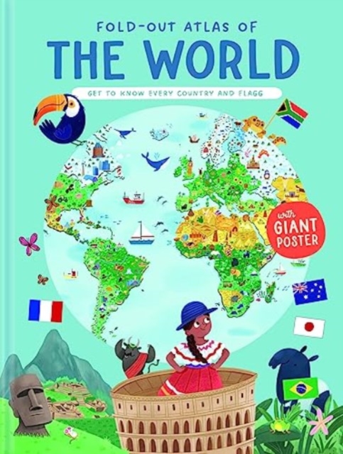 The World (Fold-Out Atlas of), Hardback Book