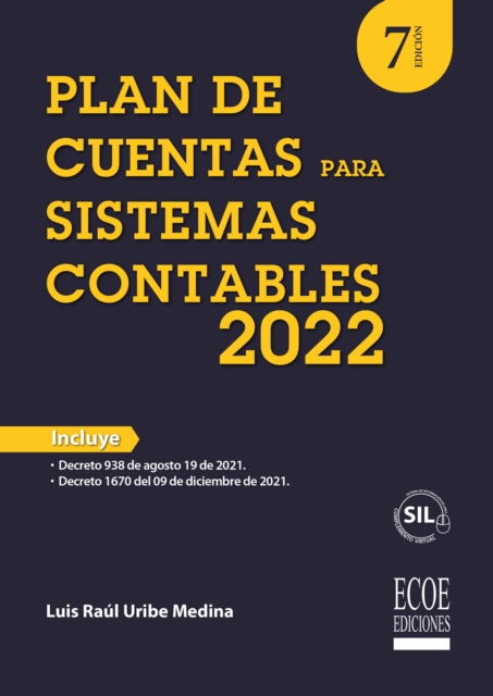 Plan de cuentas para sistemas contables 2022, PDF eBook