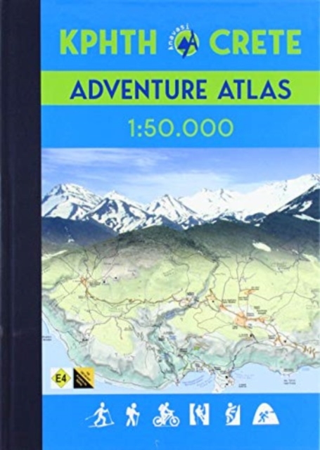 Crete Adventure Atlas, Sheet map, folded Book