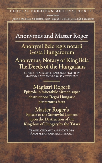 Anonymus and Master Roger, Hardback Book