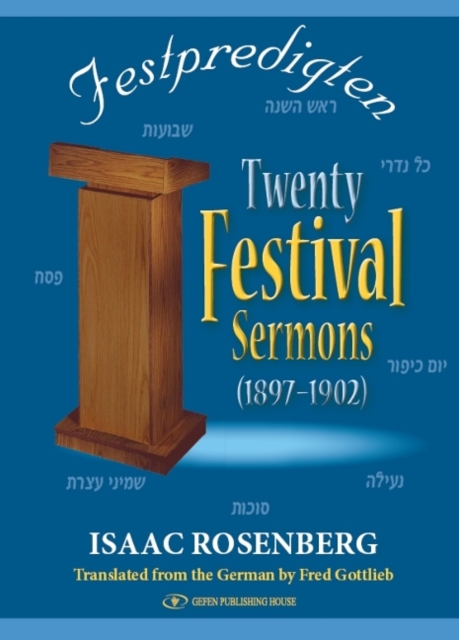 Festpredigten : Twenty Festival Sermons, 1897-1902, Hardback Book