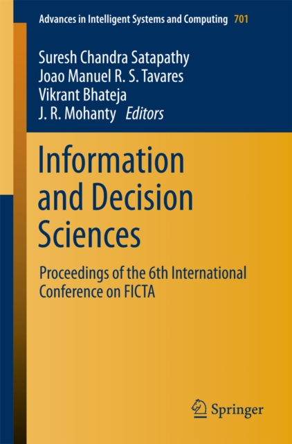 Information and Decision Sciences : Proceedings of the 6th International Conference on FICTA, EPUB eBook