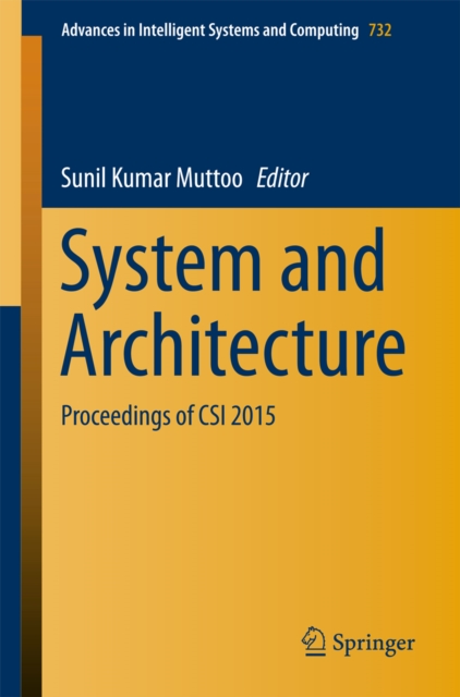 System and Architecture : Proceedings of CSI 2015, EPUB eBook