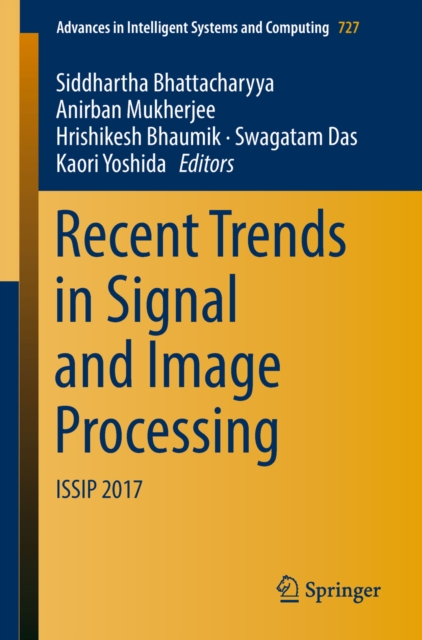 Recent Trends in Signal and Image Processing : ISSIP 2017, EPUB eBook