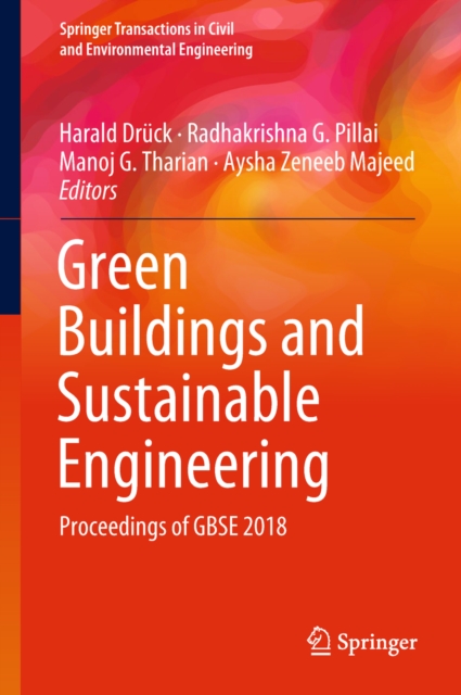 Green Buildings and Sustainable Engineering : Proceedings of GBSE 2018, EPUB eBook