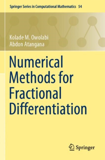Numerical Methods for Fractional Differentiation, Paperback / softback Book