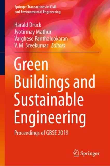 Green Buildings and Sustainable Engineering : Proceedings of GBSE 2019, EPUB eBook