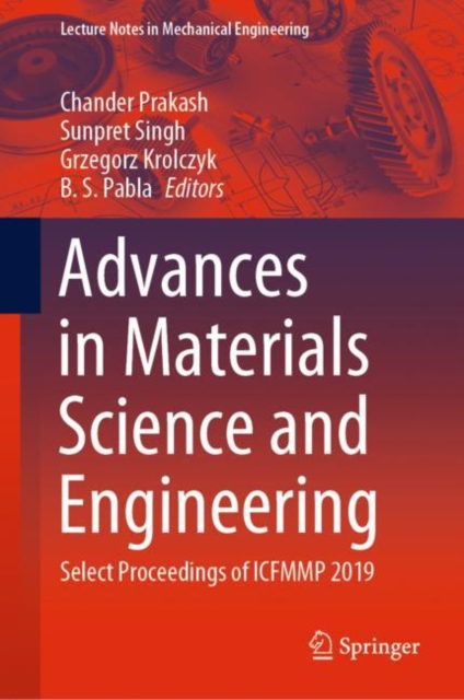 Advances in Materials Science and Engineering : Select Proceedings of ICFMMP 2019, PDF eBook
