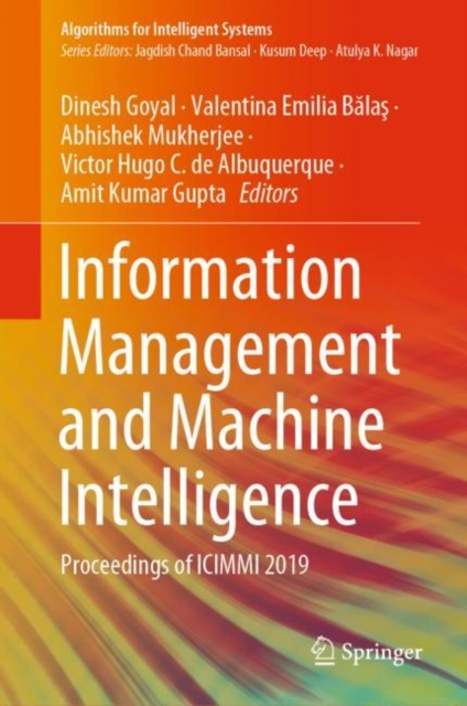 Information Management and Machine Intelligence : Proceedings of ICIMMI 2019, EPUB eBook