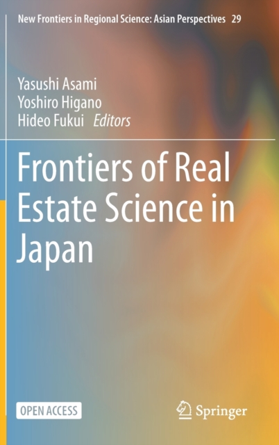 Frontiers of Real Estate Science in Japan, Hardback Book