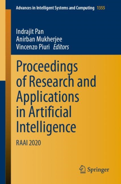 Proceedings of Research and Applications in Artificial Intelligence : RAAI 2020, EPUB eBook