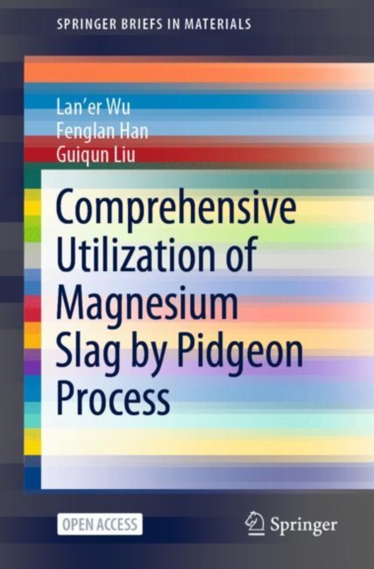 Comprehensive Utilization of Magnesium Slag by Pidgeon Process, EPUB eBook