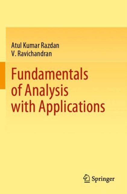 Fundamentals of Analysis with Applications, Paperback / softback Book