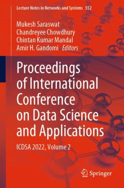 Proceedings of International Conference on Data Science and Applications : ICDSA 2022, Volume 2, Paperback / softback Book