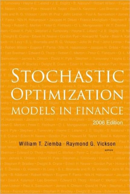 Stochastic Optimization Models In Finance (2006 Edition), Hardback Book