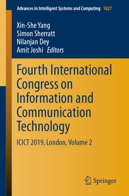 Fourth International Congress on Information and Communication Technology : ICICT 2019, London, Volume 2, EPUB eBook