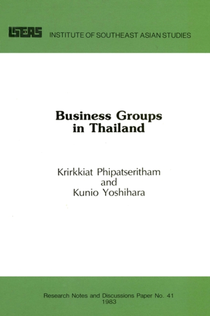 Business Groups in Thailand, PDF eBook