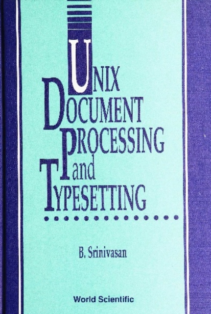 Unix Document Processing And Typesetting, PDF eBook