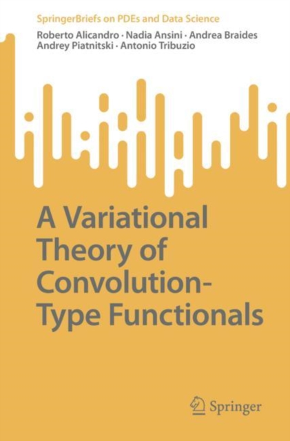 A Variational Theory of Convolution-Type Functionals, Paperback / softback Book