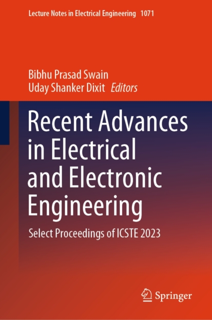 Recent Advances in Electrical and Electronic Engineering : Select Proceedings of ICSTE 2023, EPUB eBook