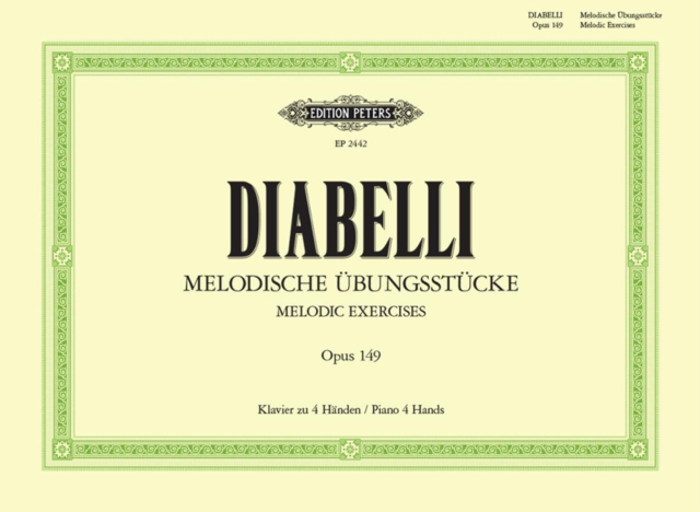 EASY MELODIOUS EXERCISES OP149,  Book