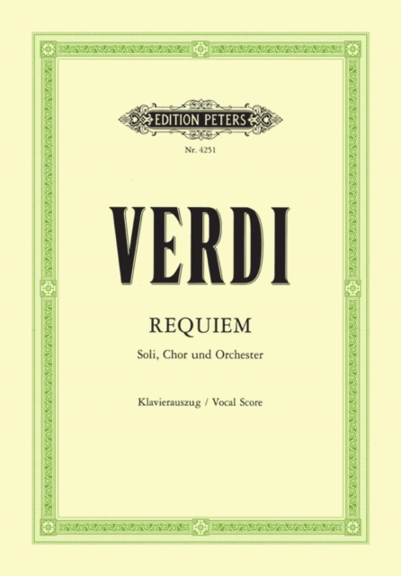 REQUIEM VOCAL SCORE,  Book