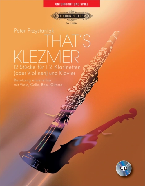 THATS KLEZMER FOR CLARINETS PIANO,  Book