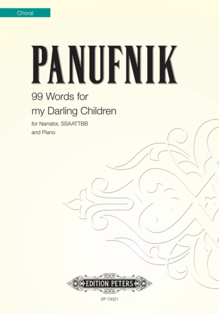 99 WORDS FOR MY DARLING CHILDREN, Paperback Book