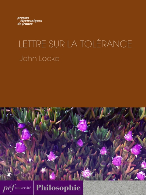 Lettre sur la tolerance, EPUB eBook