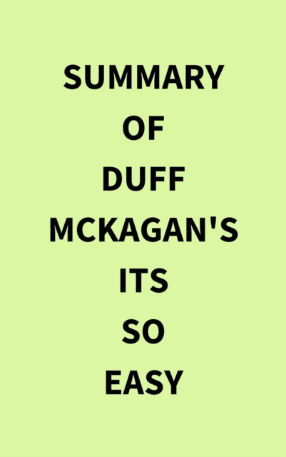 Summary of Duff McKagan's Its So Easy, EPUB eBook